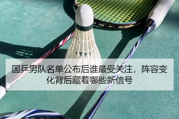 国乒男队名单公布后谁最受关注，阵容变化背后藏着哪些新信号